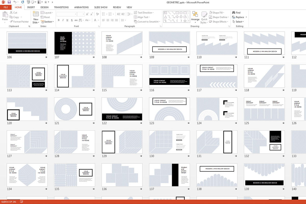 Geometric Powerpoint, a Presentation Template by binangkit (Photo 2 of 29)