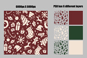 Cosy Christmas Repeat Pattern, a Pattern Graphic by Forest Lily (Thumbnail 2 of 10)