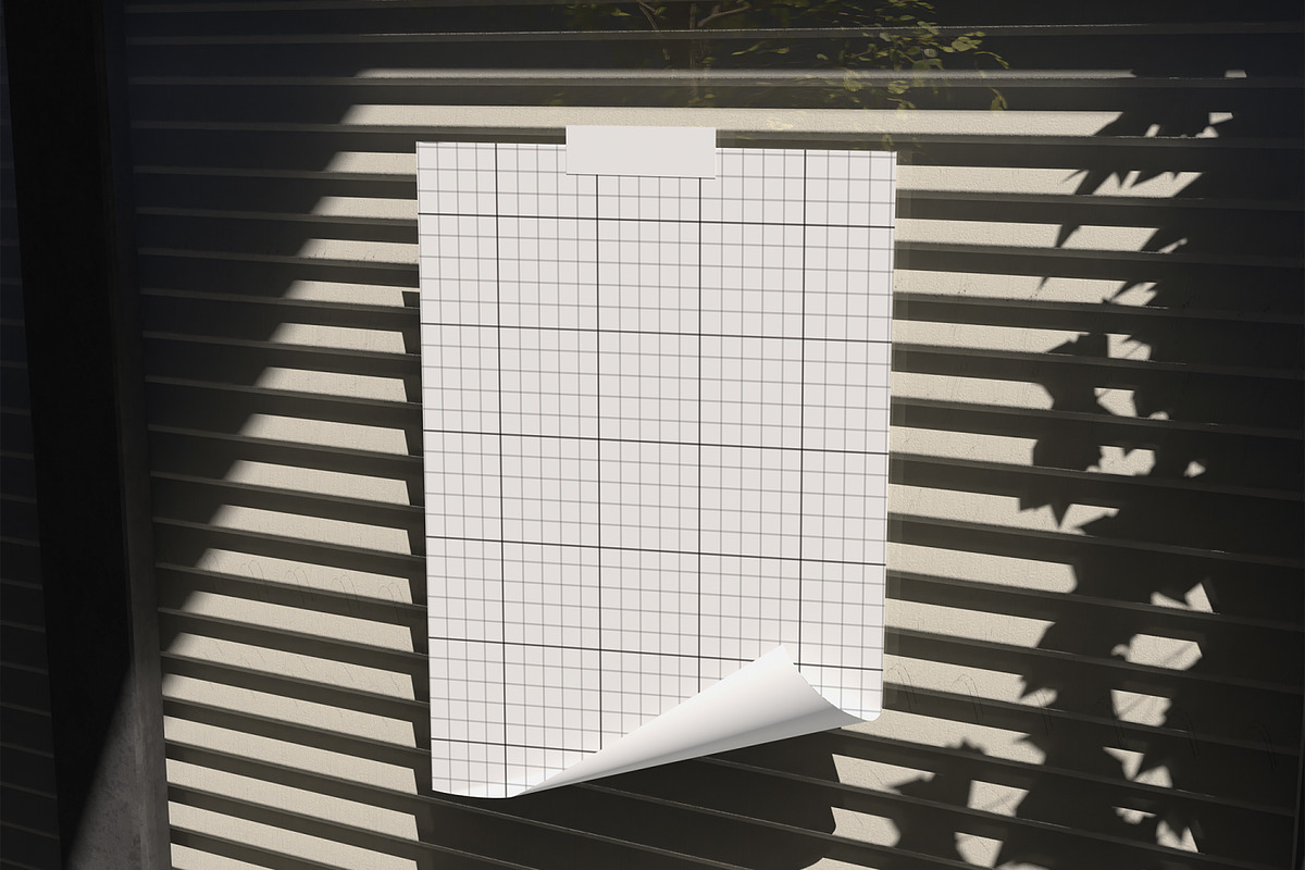 Poster Mockup, an Advertising Mockup by Unerispace (Photo 3 of 4)
