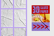 Glued Paper Textures, a Texture Graphic by Gravito (Thumbnail 3 of 5)