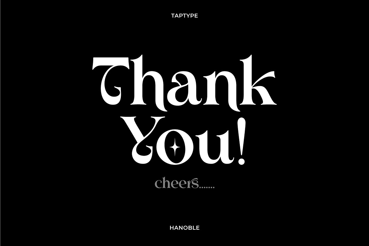 Hanoble - Modern Ligature Serif, a Serif Font by Vesvocrea (Photo 13 of 13)
