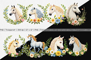 Horse Embroidery Clipart, a Graphic by Artnoy (Thumbnail 2 of 5)