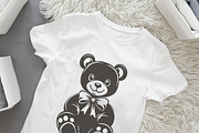 100 Teddy Bear linocut prints, an Object Graphic by DariSmartArt (Thumbnail 5 of 15)