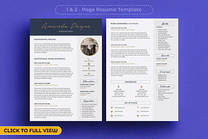 Resume Template Word BONUS