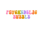 Psychedelic Bubble 70s Font, a Font by Dear Darling Design (Thumbnail 5 of 8)
