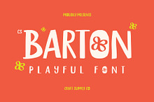 CS Barton – Playful Marker Font