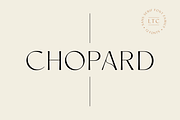 Chopard | Font family, a Sans Serif Font by Larin Type Co. (Thumbnail 1 of 15)