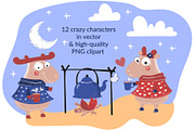 CRAZY LOVE, an Animal Illustration by FARAWAYKINGDOM (Thumbnail 2 of 10)