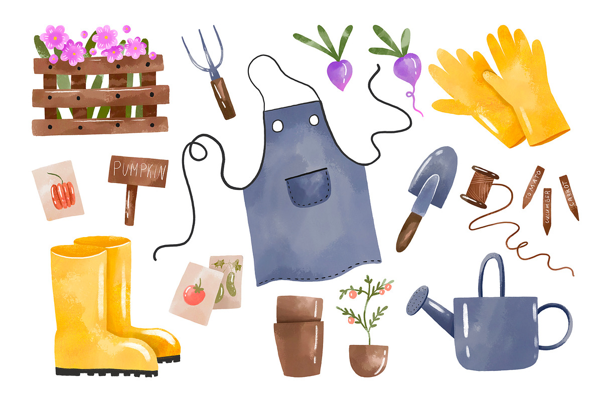 Garden Farm Equipment. Agricultural, an Object Graphic by the_myro (Photo 2 of 2)