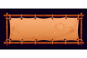 Pirate signboard banner, an Object Illustration by Vector Tradition