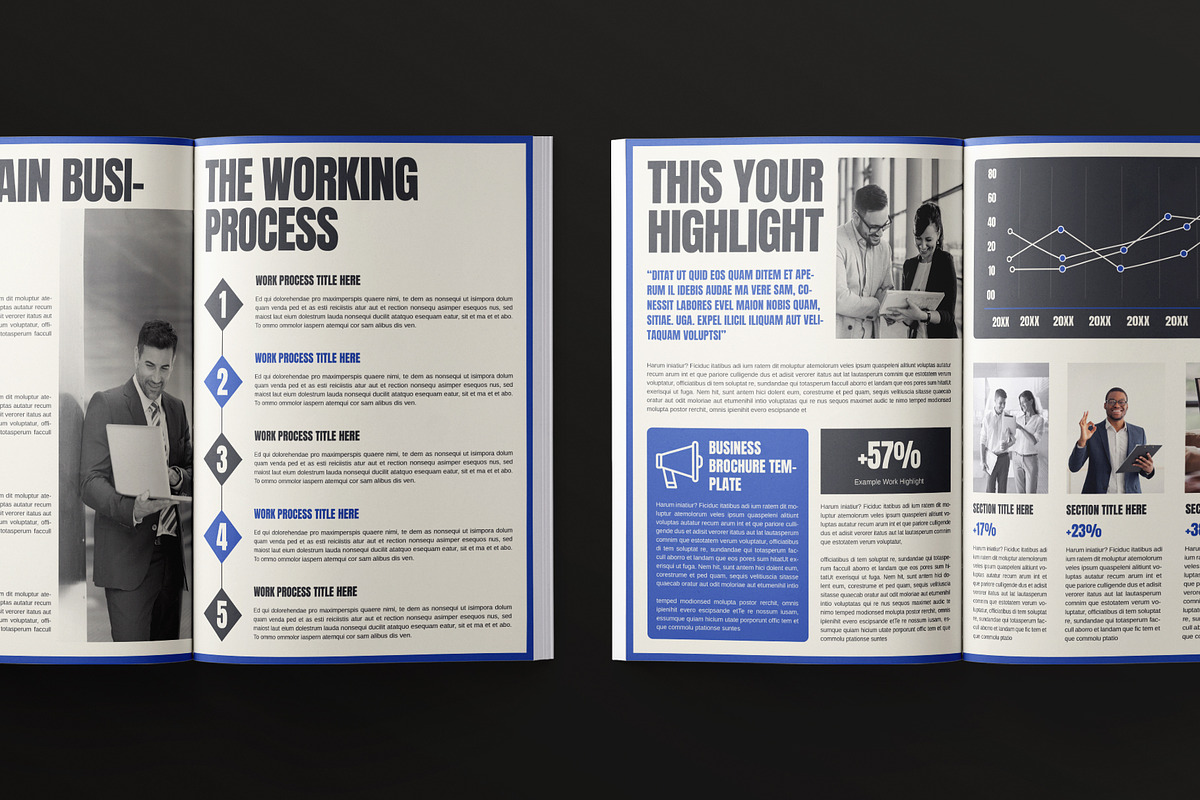 The Annual Report Template | Canva preview 6