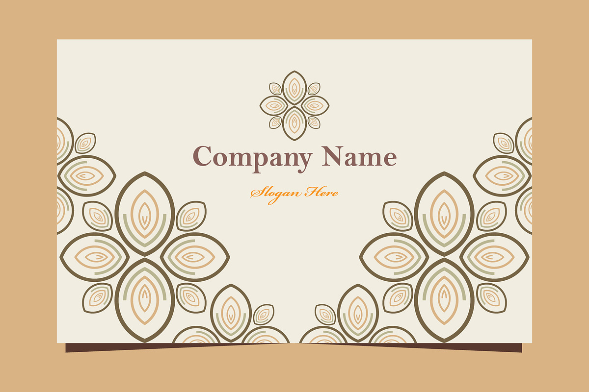Natural Floral Business card, a Marketing Template by sekitarief (Photo 2 of 3)