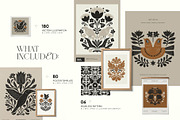 Linocut Garden | Poster Builder, an Object Graphic by KetteCreate (Thumbnail 4 of 20)