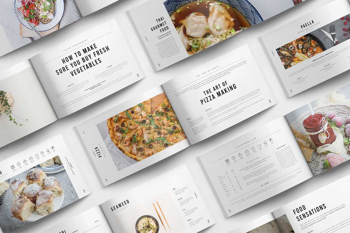 Canva Cookbook | Recipe Book, a Brochure Template by Studio Bons (Photo 21 of 27)