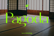 Pagoda - Modern Sans Serif, a Sans Serif Font by subkulturetype (Thumbnail 1 of 8)