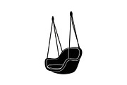 Hanging Egg Chair Silhouette Bundle, an Illustration by Designer_Momina (Thumbnail 16 of 51)