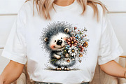 Whimsical Spring Animals Clipart, an Animal Illustration by designcity5 (Thumbnail 4 of 5)