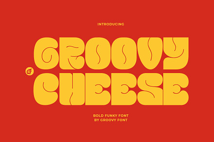 GF Cheese - Bold Funky Font