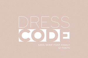 Dress Code, a Sans Serif Font by Larin Type Co.