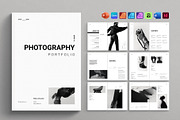 Photography Portfolio Template, a Brochure Template by DesignCrest (Thumbnail 1 of 17)