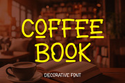 Coffee Book - Simple Decorative Font, a Sans Serif Font by Mightyfire (Thumbnail 1 of 4)