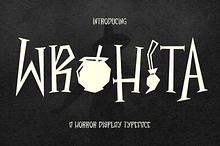Wrohita Horror Display Font