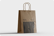 Kraft Paper Shopping Bag Mockup, a Packaging Mockup by Muhazdinata (Thumbnail 3 of 8)