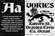 KSP Ruckus, a Blackletter Font by letrasdegs (Thumbnail 4 of 8)