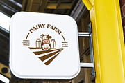 Modern Dairy Farm Logo Design, a Branding & Logo Template by YUDesignStore (Thumbnail 1 of 8)