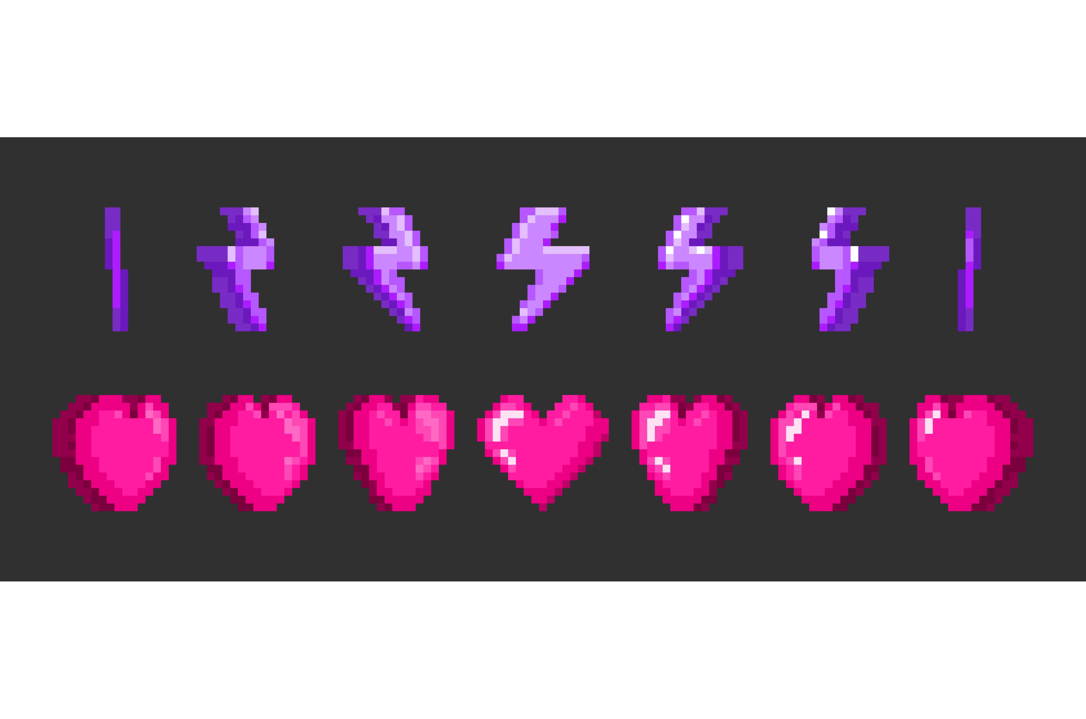Spinning red pixel heart animation, an Object Illustration by art PVP ...