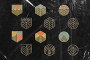 Abstract Outdoor Badges, an Illustration by Firowerk (Thumbnail 3 of 8)