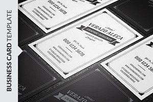 Retro Vintage Business Card Template