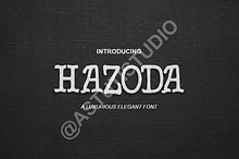 Hazoda | A Luxury Editorial Serif Ty