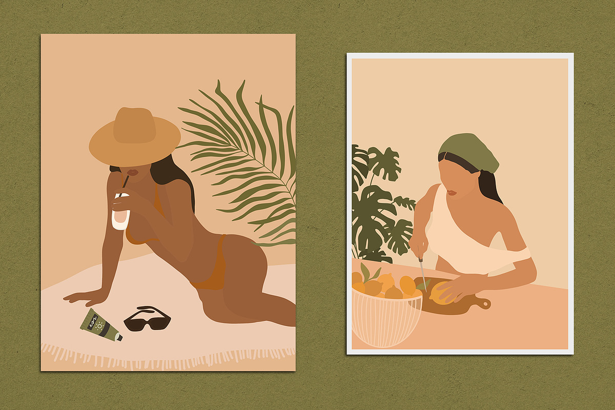 Tropical Summer Posters, a Decorative Illustration by Miracles Everywhere (Photo 4 of 7)