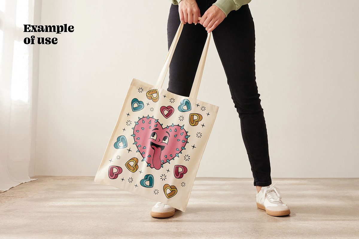 Retro Groovy Valentine for Procreate, a Brush Add-On by Pencil Twist (Photo 9 of 10)