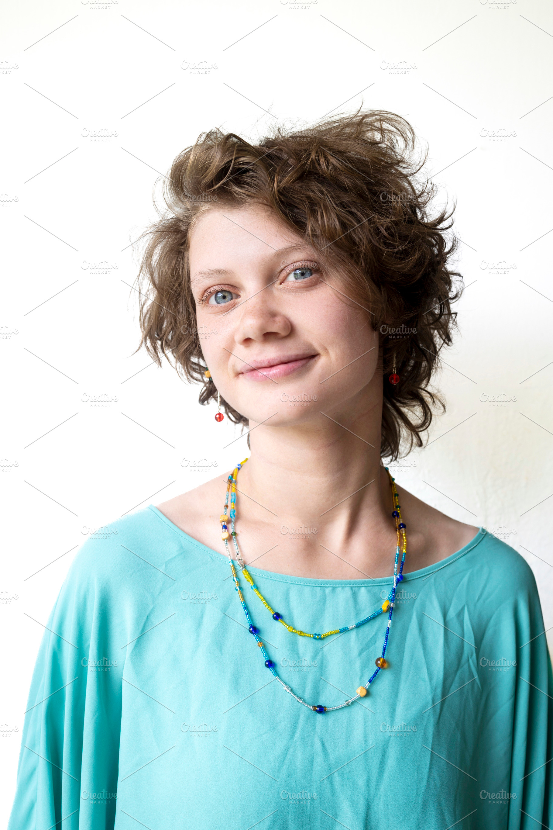 A close-up portrait of the same youn, a Person Photo by Imaginarium
