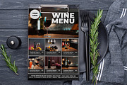 Wine Menu flyer, a Flyer Template by imadeDesign (Thumbnail 3 of 3)