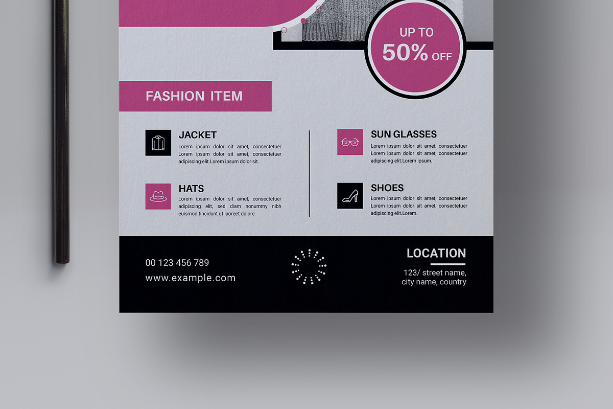 Fashion Sale Flyer, a Flyer Template by MightyDesign (Photo 5 of 8)