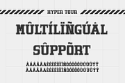Hyper Tour - A Sport Display Font, a Serif Font by overlaytemplates (Thumbnail 4 of 5)