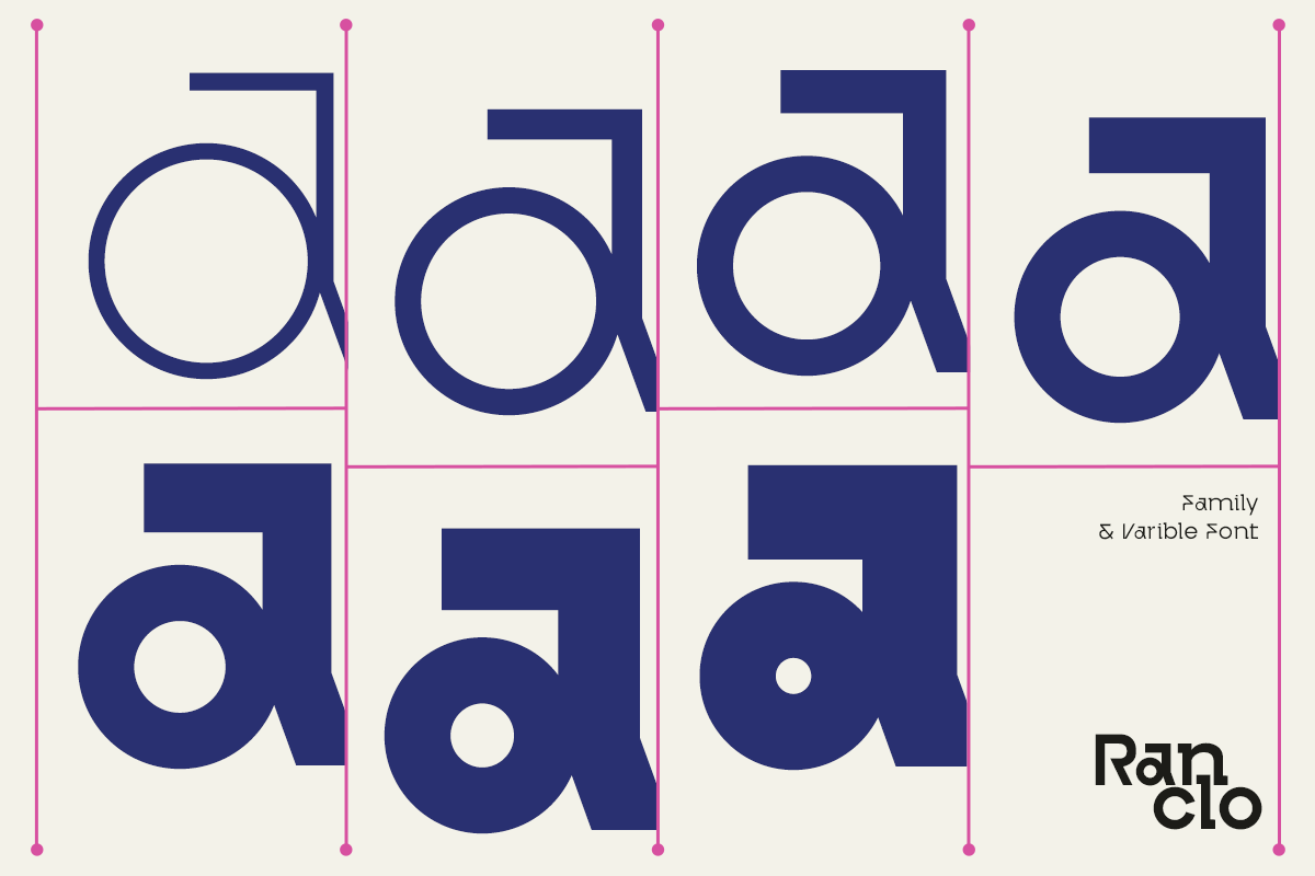 Ranclo - 7 Modern Minimalist Family, a Sans Serif Font by Dharmas Studio (Photo 9 of 17)