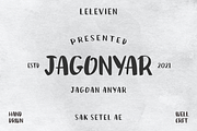 JAGONYAR FONT, a Slab Serif Font by lelevien (Thumbnail 1 of 2)