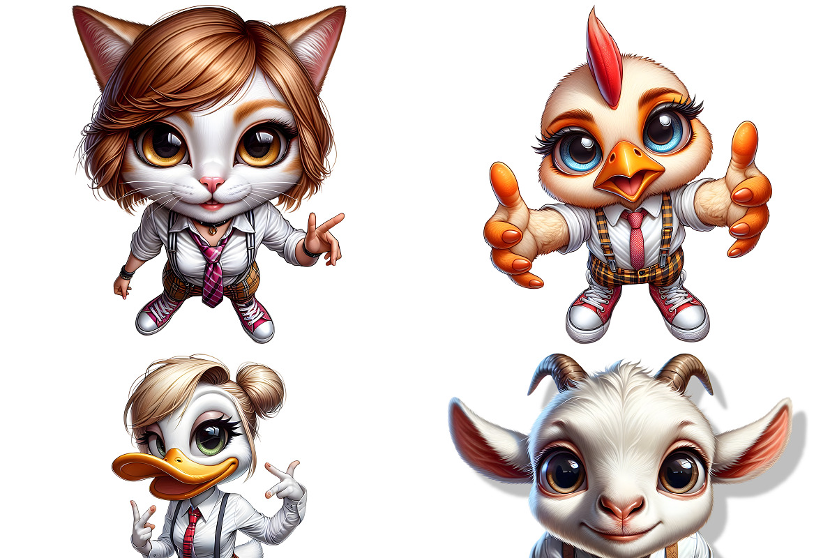 Cute animal Clipart, an Animal Illustration by DoubleTwists (Photo 2 of 5)