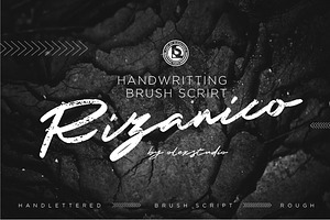 Rizanico - Handwriting Brush Script