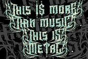 Heavytal - Heavy Metal Font, a Blackletter Font by Letterara (Thumbnail 9 of 15)