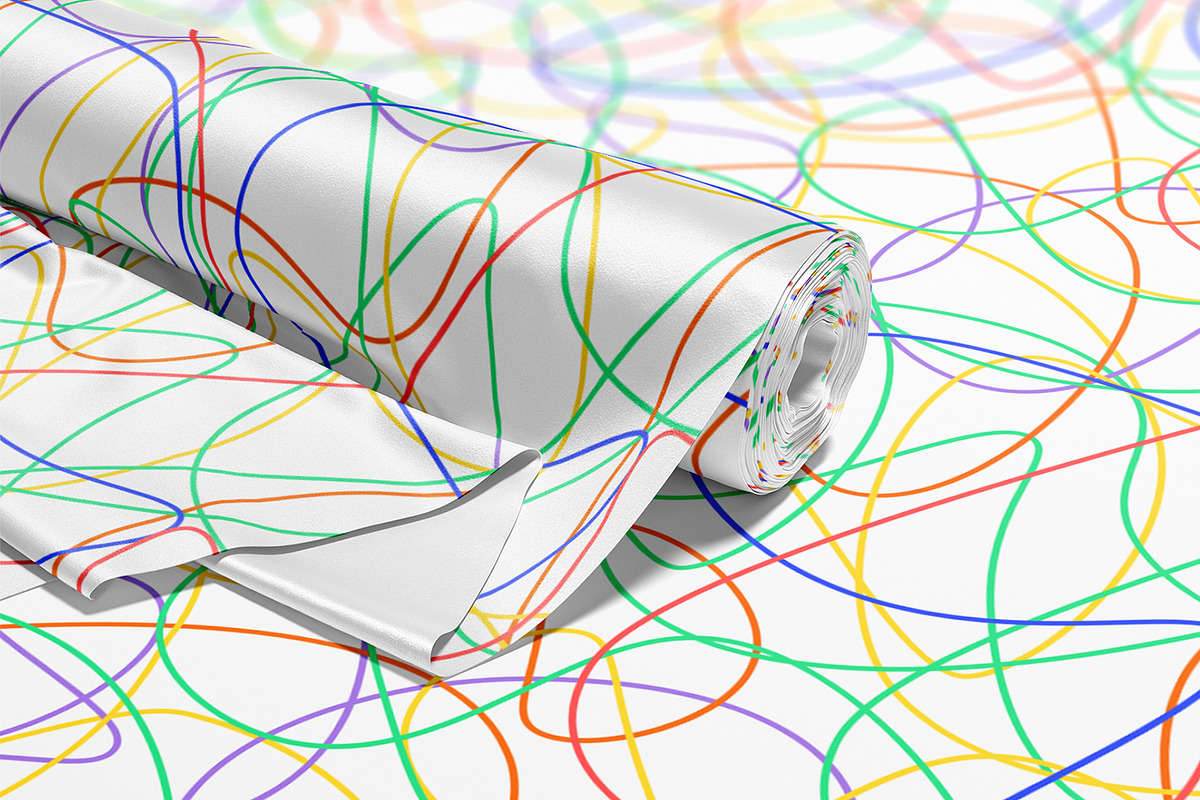 Colorful Line Print, a Background Graphic by MalyskaStudio (Photo 9 of 12)