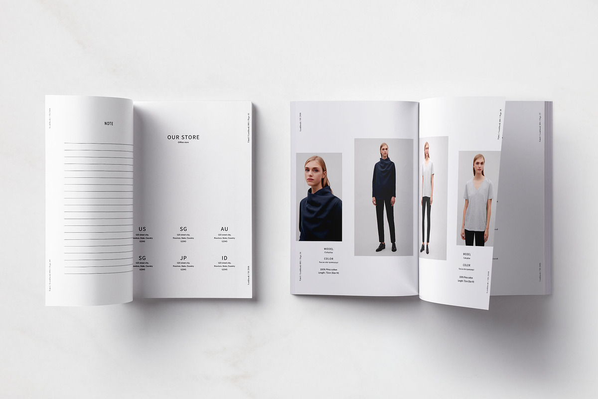 Nørd Lookbook CANVA Templates