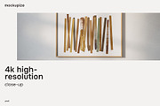5x7 Horizontal Frame Mockup Wall Art, a Household Mockup by mockupize (Thumbnail 4 of 7)
