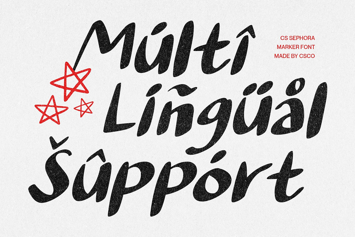 CS Sephora – Marker Font, a Handwritten Font by Craft Supply Co. (Photo 7 of 8)