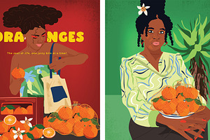 Orange Farm x2 Posters Prints