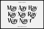 Mayrean - Modern Stylish Sans, a Sans Serif Font by Variatype (Thumbnail 5 of 7)